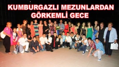 KUMBURGAZLI MEZUNLARDAN GÖRKEMLİ GECE