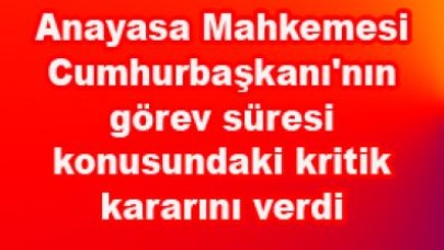 Köşk kararı açıklandı....