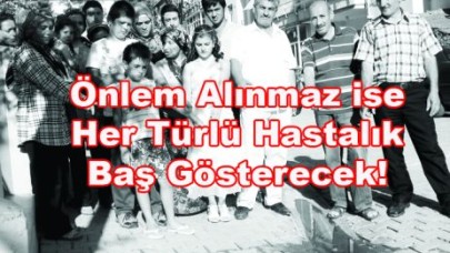 LAĞIM SUYU CADDEDEN ÇIKTI!