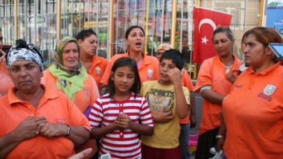 Temizlik işçileri isyan eti