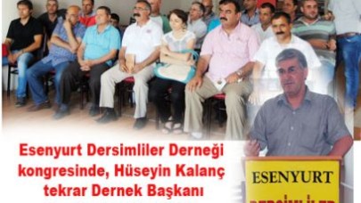 Dersimliler  kongre yaptı