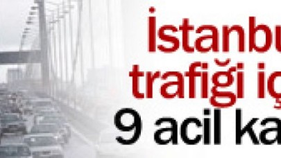 Topbaş'dan İstanbul trafiği için 9 emir