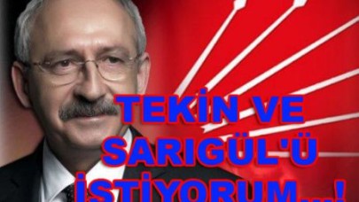 TEKİN VE SARIGÜL'Ü İSTİYORUM...!