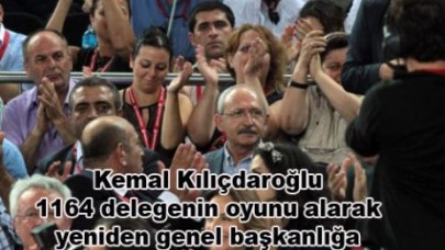 Kılıçdaroğlu yeniden seçildi