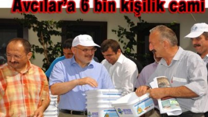 6 bin kişilik cami  yapılıyor