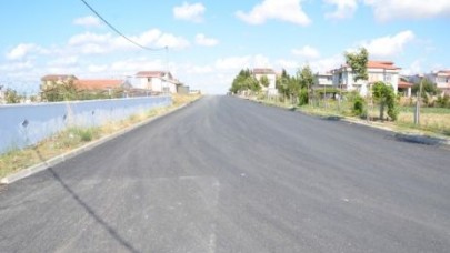 ASFALT ÇALIŞMALARININ I. ETABI TAMAMLANDI