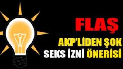 ''Seks izni AK Parti oylarını artırır!''