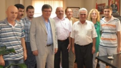 CHP' ZİYARETLERE DEVAM