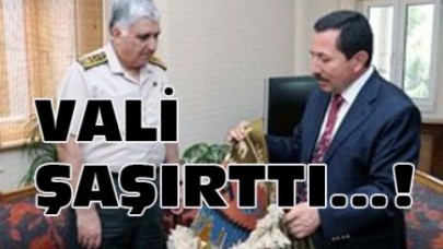 Vali'den Org. Özel'e hediye