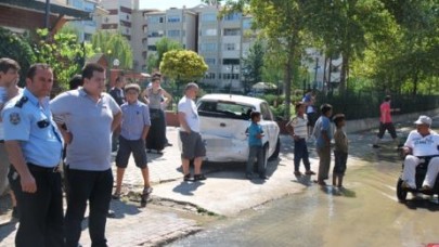 Işıklar kaza geçirdi