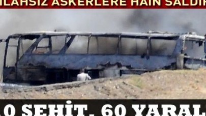 Bingöl'de askeri konvoya saldırı