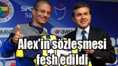 Alex'in sözleşmesi fesh edildi
