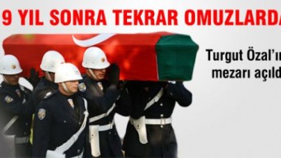 Özal'ın Naaşına Ulaşıldı