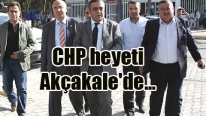 CHP heyeti Akçakale'de...
