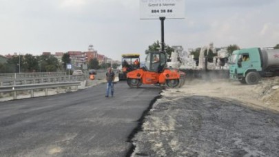 Kumburgaz’da asfalt çalışması…