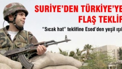 Suriye'den Türkiye'ye Flaş Teklif
