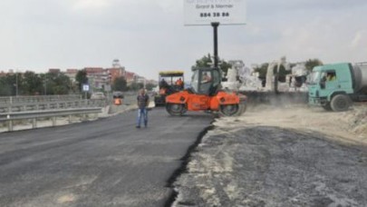 Kumburgaz’da asfalt çalışmaları devam ediyor