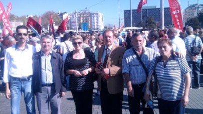 CHP Silivri Taksimde eyleme katıldı