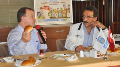 Sağlıklı ekmek için kantincilerle görüştü