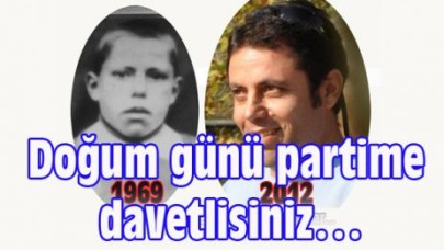 Doğum günü partime davetlisiniz…