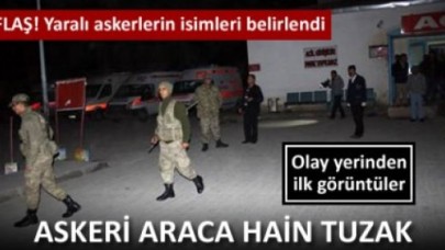Askeri aracın geçişi sırasında patlama
