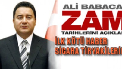 Babacan'dan kötü haber!