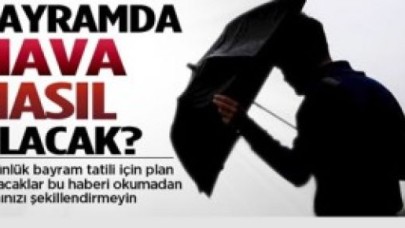 Bayramda hava nasıl olacak?