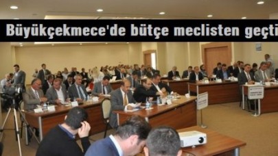 Büyükçekmece de bütçe meclisten geçti