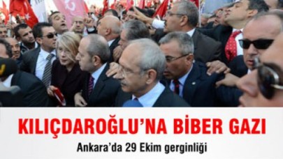 Kılıçdaroğlu'na Biber Gazı