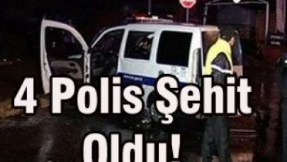 Elazığ'da 4 Polis Şehit Oldu!