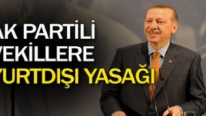AK Partili vekillere yurtdışı yasağı