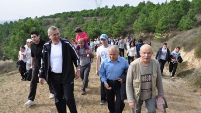Çatalca Belediyesi doğa yürüyüşüne yoğun katılım