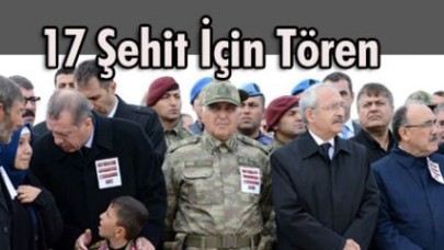17 Şehit İçin Tören