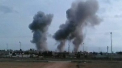 Suriye jetleri sınırı yine bombaladı