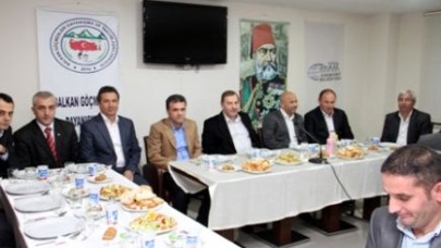 Kadıoğlu Balkanlılar ile yemekte buluştu