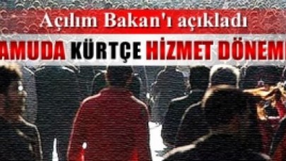 Kamuda Kürtçe hizmete yeşil ışık