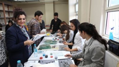 Geleceğin seramik sanatçıları, şahmaran atölyesi’nde