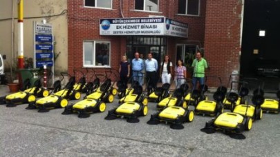 Temizlik araçları yenileniyor…