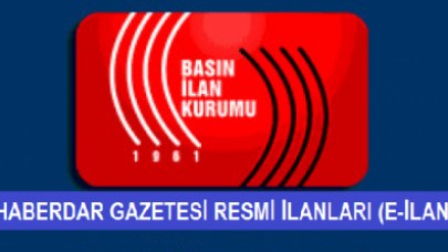 HABERDAR GAZETESİ RESMİ İLANLAR