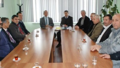 Kaymakam Yurdakul'dan Esnaf Odası'na ziyaret