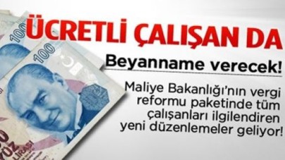 Yıl sonunda beyanname