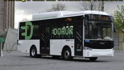 Türkiye'nin ilk elektrikli otobüsü yollarda