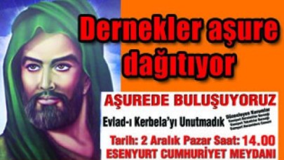 Dernekler aşure dağıtıyor