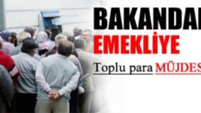 Bakandan toplu para müjdesi