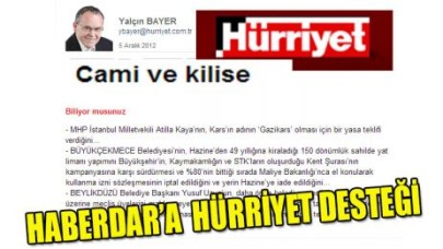 HABERDAR'ın haberi Hürriyet'te...