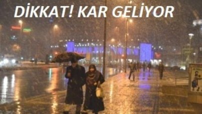 Dikkat! Kar Geliyor