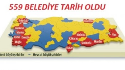 559 Belediye Tarih Oldu