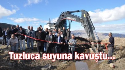 Tuzluca suyuna kavuştu…