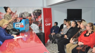 CHP’li kadınlar Menar’ı dinledi