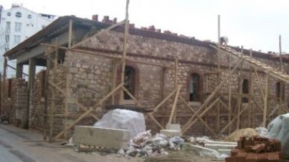 Fuaye ve sergi salonu çalışmaları sürüyor